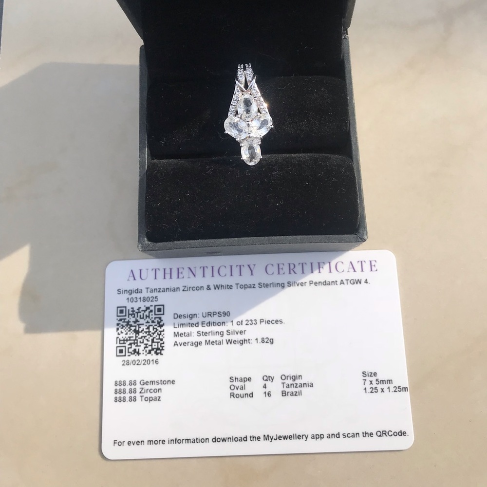 Tanzanian Zircon pendant